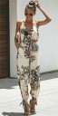 Dame sommerjumpsuit med slidser 5