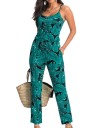 Dame sommerjumpsuit med spaghettistropper 2