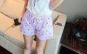 Dame sommershorts med katte J3195 3