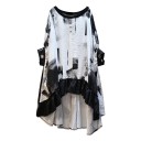 Dame sommertop, asymmetrisk 1