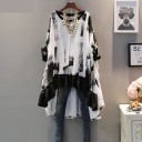 Dame sommertop, asymmetrisk 2