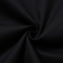Dame sort mini nederdel med slids foran Lige tætsiddende snit Lynlås Lukning Synlige sømme Glat stof Polyester 6