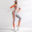 Dame sport crop top og leggings B1174 2