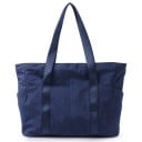 Dame stor kapacitet skuldertaske med lomme til bærbar computer og rem til yogamåtte 39 x 15,5 x 31 cm nylon taske til skole og arbejde 2