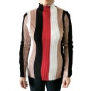 Dame stribet rullekrave A64 1
