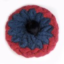 Dame strikket baret J1835 1