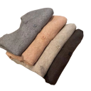 Dame strikket cardigan i polyester med V-udskæring Enfarvet elegant sweater med knapper og lange ærmer Universal størrelse 4