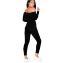 Dame strikket jumpsuit J1836 3