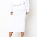 Dame strikket nederdel A1139 4