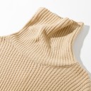 Dame strikket rullekrave A2131 3