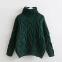Dame strikket rullekrave A2321 6