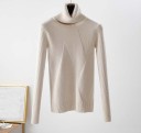 Dame strikket rullekrave G211 6
