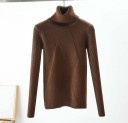 Dame strikket rullekrave G211 8