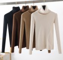 Dame strikket rullekrave G211 4