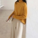 Dame strikket rullekrave G235 7