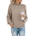 Dame strikket rullekrave G250 11