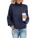 Dame strikket rullekrave G250 8