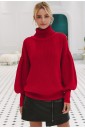 Dame strikket sweater J1838 4