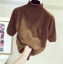 Dame strikket T-shirt A2984 7