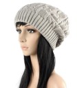 Dame strikket vinterhat J2804 7
