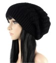 Dame strikket vinterhue J2804 6