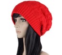 Dame strikket vinterhue J2804 7