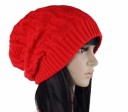 Dame strikket vinterhue J2804 9