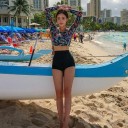 Dame surfbikini P544 2