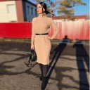 Dame sweaterkjole A2803 3