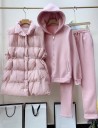Dame sweatshirt, joggingbukser og vest 4