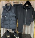 Dame sweatshirt, joggingbukser og vest 2