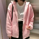 Dame sweatshirt lyserød P2450 4