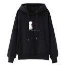 Dame sweatshirt med katte 1