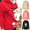Dame sweatshirt med kattemotiv 1