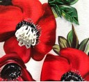 Dame T-shirt med blomster A1083 4