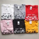 Dame T-shirt med blomster A221 2