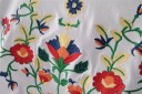 Dame T-shirt med blomster A960 3