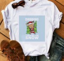 Dame-T-shirt med Chihuahua-print 22