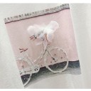 Dame T-shirt med cykelprint B113 4