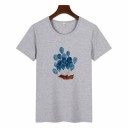 Dame T-shirt med hund 3