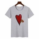 Dame T-shirt med hund 5