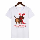 Dame T-shirt med hund 9