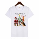 Dame T-shirt med hund 14