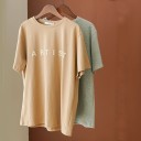 Dame-T-shirt med kunstnertryk 4