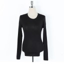 Dame T-shirt med lange ærmer A788 6