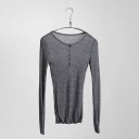 Dame T-shirt med lange ærmer A958 5