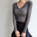 Dame T-shirt med lange ærmer A958 2