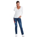 Dame T-shirt med lange ærmer B155 4