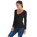 Dame T-shirt med lange ærmer B155 6