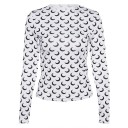 Dame T-shirt med lange ærmer B351 1